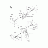 Схема вузла: Поворотники для Kawasaki KLX250 KLX250