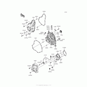 Схема вузла: Engine Cover(S) для Kawasaki EX650 Ninja 650