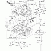 Схема узла: Картер двигателя для Kawasaki ZX636 Ninja ZX-6R
