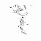 Схема вузла: Паливний насос Kawasaki ZR800 Z800