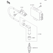 Схема вузла: Ignition system для Kawasaki BN125 Eliminator