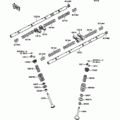 Схема вузла: Valve(1/2) для Kawasaki ZX1100 ZZ-R1100