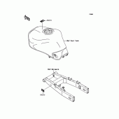 Схема узла: Информационные наклейки для Kawasaki ZR750 ZR-7S