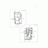 Схема вузла: Болти картера двигуна для Kawasaki ER250 Z250