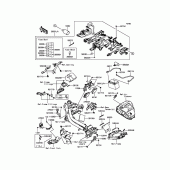 Схема вузла: Електроустаткування для Kawasaki EX650 ER-6F