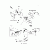 Схема вузла: Поворотники для Kawasaki ZG1400 Concours 14