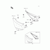 Схема вузла: Side covers для Kawasaki ZG1200 Voyager XII