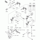 Схема вузла: Ignition switch(vn1500-n1h) для Kawasaki VN1500 VN1500 Classic FI