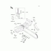Схема узла: Коленчатый вал для Kawasaki ZR750 ZR-7S
