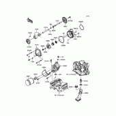 Схема узла: Масляный насос для Kawasaki ZX636 Ninja ZX-6R