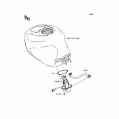 Схема вузла: Fuel pump для Kawasaki ZX636 Ninja ZX-6R