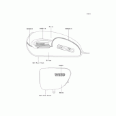 Схема узла: Наклейки (Оливковый\Серебристый EJ650-C5) для Kawasaki EJ650 W650