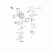 Схема узла: Комплектующие карбюратора для Kawasaki KZ1000 Police