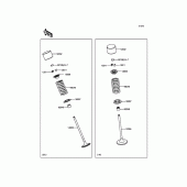 Схема вузла: Клапан для Kawasaki EN650 Vulcan S ABS