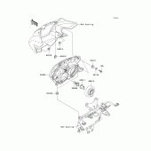 Схема узла: Headlight(s) для Kawasaki ZR750 Z750