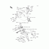 Схема узла: Крыло для Kawasaki ZR750 Z750R