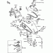 Схема вузла: Паливний бак(1/2) для Kawasaki VN1500 VN-15