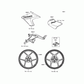 Схема вузла: Decals(Green) для Kawasaki ER650 ER-6N