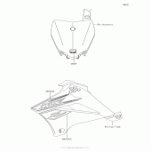 Схема вузла: Decals(Cjf) для Kawasaki KLX110 KLX110
