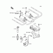 Схема узла: Катушка зажигания для Kawasaki ZR400 ZRX-II