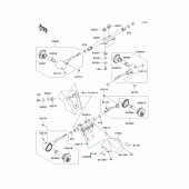 Схема узла: Поворотники для Kawasaki VN1700 Vulcan 1700 Vaquero
