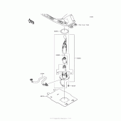Схема узла: Топливный насос для Kawasaki EX650 Ninja 650