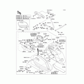 Схема вузла: Saddlebags(1/2) для Kawasaki VN1500 Vulcan 1500 Nomad Fi