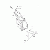 Схема вузла: Рама для Kawasaki KX250/KX252 KX250