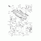 Схема вузла: Електроустаткування для Kawasaki VN1600 Vulcan 1600 Mean Streak
