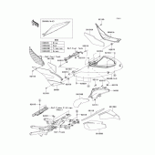 Схема вузла: Side covers для Kawasaki ZX636 Ninja ZX-6R