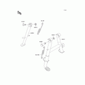 Схема вузла: Stand(s) для Kawasaki ZR750 ZR-7S