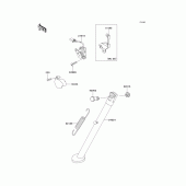 Схема узла: Stand(s) для Kawasaki KL650 KLR650