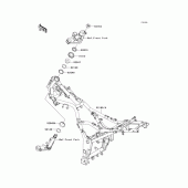 Схема узла: Рама для Kawasaki EX250 Ninja 250