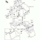 Схема вузла: Крило для Kawasaki ZX600 Ninja ZX-6R