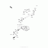 Схема вузла: Перемикач передач для Kawasaki ZX1400 Ninja ZX-14R ABS