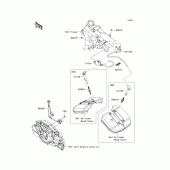 Схема узла: Ignition system для Kawasaki VN1700 VN1700 Classic ABS