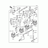 Схема вузла: Карбюратор для Kawasaki ZR400 ZRX-II