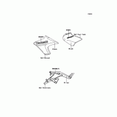 Схема вузла: Decals(Green) для Kawasaki ER650 ER-6N