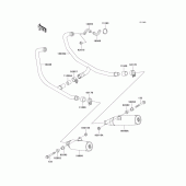 Схема вузла: Вихлопна система для Kawasaki EX500 GPZ500S