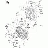 Схема вузла: Картер двигуна для Kawasaki VN800 Vulcan 800