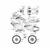 Схема вузла: Decals(Green) для Kawasaki ZX1000 Ninja ZX-10R