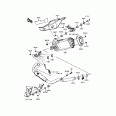 Схема вузла: Глушник для Kawasaki ER250 Z250 ABS