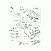 Схема вузла: Електроустаткування для Kawasaki EX250 Ninja 250R