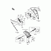 Схема узла: Поворотники для Kawasaki EX300 Ninja 300