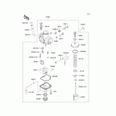 Схема вузла: Карбюратор(1/2) для Kawasaki KX100
