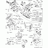 Схема вузла: Електроустаткування для Kawasaki VN1700 Vulcan 1700 Voyager Custom ABS