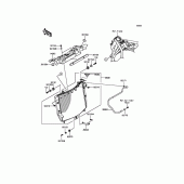 Схема вузла: Радіатор для Kawasaki ZX1000 Ninja H2R