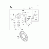 Схема вузла: Front brake(klx300-a9) для Kawasaki KLX300R