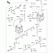 Схема узла: Карбюратор для Kawasaki ER500 ER-5