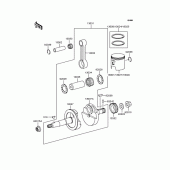 Схема вузла: Crankshaft/piston для Kawasaki KMX50 KSR-I
